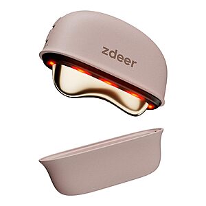 ZDEER GS5 Electric Heated Gua Sha Tool, Red Light Face Massager (Pink) $20.24