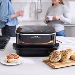 T-fal Surface XXL 6.3 Qt Infrared Air Fryer, 1800W, No Preheat, Black $94.99 free Shipping Costco.com