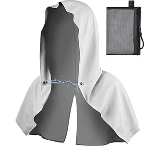 AOPREL Sun Protection Cooling Towel Hoodie w/ Magnetic Closure (Various) from $5.99 + Free Shipping w/ Prime or on $35+