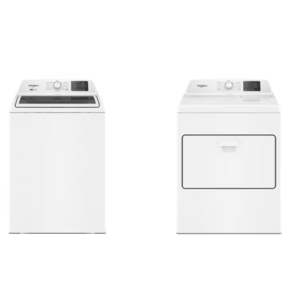 Whirlpool - 4.3 Cu. Ft. High-Efficiency Top Load Washer with 2-in-1 Removable Agitator and 7.0 Cu. Ft. Electric Dryer, $939.98, FS, Best Buy