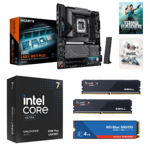 [Micro Center Bundle] Intel Core Ultra 7 270K Plus + Gigabyte Z890 Eagle WiFi7 Plus MB + 32GB G.Skill Flare X5 RAM + 4TB WD Blue SSD + 2 Games $970 + Free Store Pickup