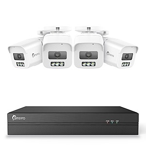 Camstro 4K 8-Channel POE CCTV Camera Security System (4 Cameras + NVR) $199 + Free Shipping