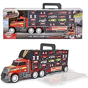 Dickie Toys Fire Truck Transporter Carry Case w/ 9 Die-Cast Cars & 18 Accessories $16.12 at Kohl's + Free Shipping on $49+
