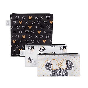 $11.70: Bumkins Disney Reusable Sandwich and Snack Bags, 3-pk Love, Minnie