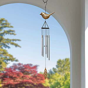 Mainstays Golden Bird Resin and Metal Outdoor Wind Chime $9.97