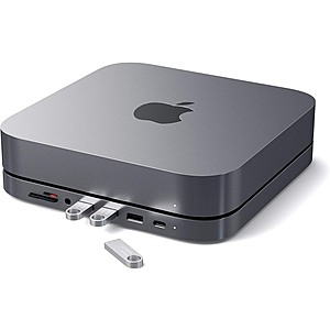 Satechi 6-in-1 USB-C Aluminum Stand & Hub for Mac mini M1/M2 $29.99 + Free Shipping w/ Prime or $6 Fee per Order