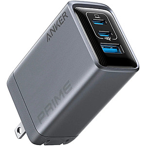 BestBuy - Anker - Prime Charger (100W, 3 Ports, GaN) - Silver - $39.99