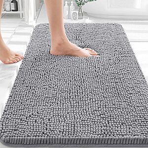 OLANLY 30"x20" Chenille Bathroom Rug $5.63 + Free Shipping w/ Prime or on $35+