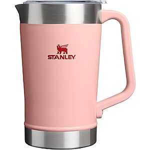 64-Ounce StanleyStay-Chill Vacuum Insulated Stainless Steel Pitcher w/ Lid (Peach Rose) $27.00 + Free Shipping w/ Prime or on $35+