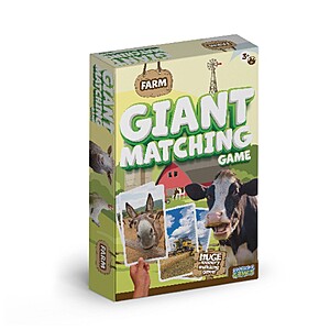 Giant Matching Card Game $4.24 + Free Shipping w/ Circle Card or on $35+