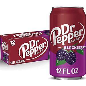 [AC] $15.10 | 3 × 12-Pack 12-Oz Dr Pepper Blackberry ($5.03 each) at Amazon (41.9￠ each)