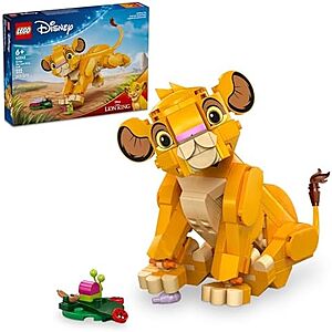 $14.99 | 222-Piece LEGO Disney: The Lion King - Simba the Lion King Cub (43243, 2024) at Amazon