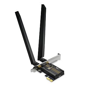 TP-Link BE9300 PCIe WiFi 7 Card for Desktop PC|Tri-Band, High-Gain Antenna $49.99 + Free S&H at Amazon