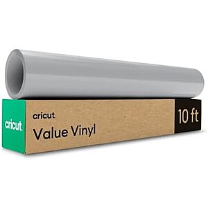 [AC] $3* | Cricut Value Permanent Vinyl (Gray, 12" x 10') at Amazon