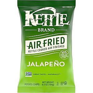[SnS, AC] $2.24* | 6.5-Oz Kettle Brand Air Fried Potato Chips (Jalapeno) at Amazon