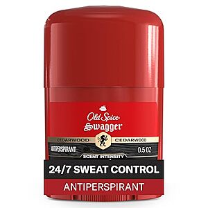[SnS, AC] $2.76 | 3 × 0.5-Oz Old Spice Antiperspirant Deodorant for Men (92￠ each) at Amazon
