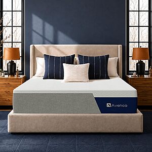 Avenco King Size Mattress 14 Inch, Luxury Green Tea Memory Foam Mattress $359.99