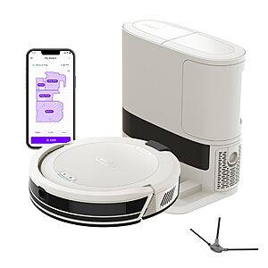 Shark Navigator Robot Vacuum + Self-Empty Base, White, AV2110S $269.97