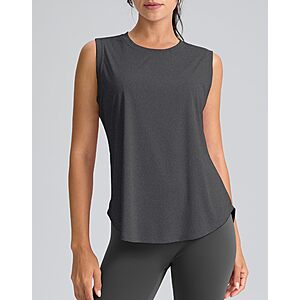 SANTINY Women's Workout Tank Tops Athletic Gym Yoga Shirt $7.79