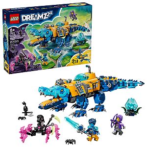 1107-Piece LEGO Dreamzzz: Season 4 - Crocodile Submarine (71512, 2026) $48.99 + Free Shipping