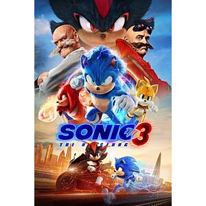 Sonic The Hedgehog 3 (2024) (4K UHD Digital Film) $4.99 via Various Digital Retailers