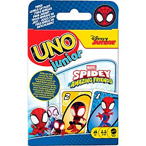 $5.99: Mattel Games UNO Junior Marvel Spidey and His Amazing Friends Card Game at Amazon