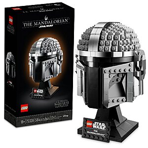 LEGO Star Wars The Mandalorian Helmet Building Set (75328) $55.99 + Free Shipping