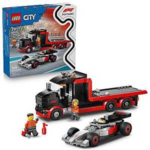 508-Pc LEGO City F1 Display Truck + Audi F1 Race Car (60493) $35.99 + Free Shipping