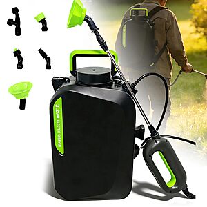 3.2 Gallon Battery Powered Sprayer, Covers 6,000+ Sq Ft per Tank $39.99