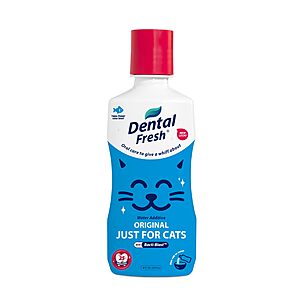 [S&S]$5.39: Dental Fresh 8 oz Cat Water Additive, Tuna Flavor, Dental Care & Fresh Breath at Amazon