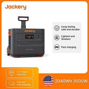 Jackery Explorer 2000 Plus Portable Power Station 2042.8Wh 3000W $820 + Free S/H
