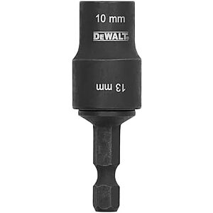 $6.86* | 2-in-1 DeWalt Flextorq 10,13 mm x 2" Black Oxide Double-Ended Nut Driver at Amazon