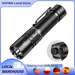 SOFIRN SK30 3000 21700 USB-C Rechargeable Tactical Flashlight $31 + Free S/H