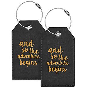 Amazon – Casmonal 2-Pack Luggage Tags w/ Privacy Cover - $3.99 w/ Code