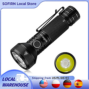 Sofirn IF22A 2100 Lumen 21700 Rechargeable Thrower Flashlight $23 + Free S&H
