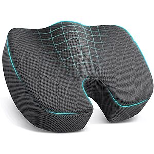 Amazon – TushGuard Large Memory Foam Seat Cushion, Grey - $13.99 w/ Prime + Code