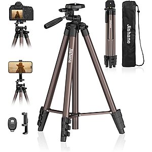Amazon – Jishane 71-Inch Camera & Phone Tripod w/ Remote - $14.39 w/ Code