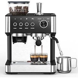 [Resale] $62.14 | Electactic 20-Bar Espresso Machine w/ Built-In Grinder (CM8031) (Used - Like New) at Amazon
