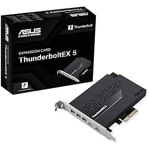 [Resale, AC] $71.41 | ASUS ThunderboltEX 5 Expansion Card (Used - Like New) at Amazon