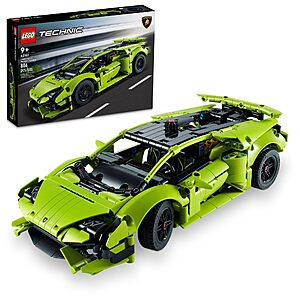 806 pcs LEGO Technic Lamborghini Huracán Tecnica Advanced Sports Car Building Kit(42161) $39.95 + Free S&H at Amazon