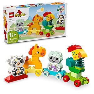 19 pcs LEGO DUPLO My First Animal Train (10412) $15.95 + Free S&H w/ Prime or $35+