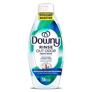 Downy Rinse Out Odor Laundry Rinse, Tackles Tough Odors and Refreshes, Cool Cotton Scent, 16 fl oz + $2.50 WMCB $4.47