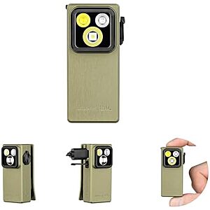 $29.99* | OLIGHT Oclip Ultra 530-Lumen EDC Flashlight w/ Spotlight & 365nm UV (Olive Green) at Amazon