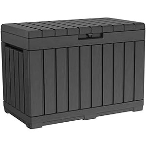 $57.68* | Keter Kentwood 50 Gal Outdoor Storage Box and Patio Side Table at Amazon