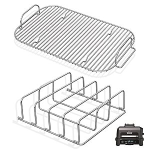 2pc Rib Rack & Roast Smoke Rack for Ninja Woodfire XL OG800/OG900 Series Smokers - $19.99