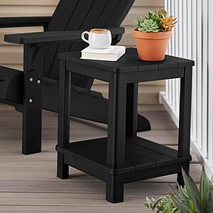 Keter Deluxe Adirondack Side Table - Black $29.98