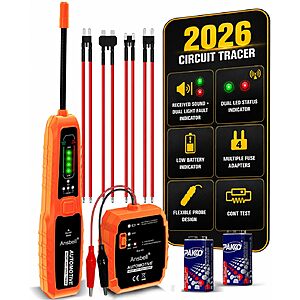[Prime] Ansbell Automotive Circuit Tester & Wire Tracer w/ Tone Generator (DC 6-42V) $21.94 + Free Shipping