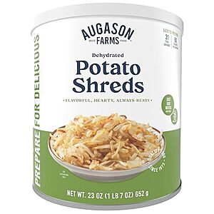 $7.97* | 1-Lb 7-Oz Augason Farms Dehydrated Potato Shreds at Amazon
