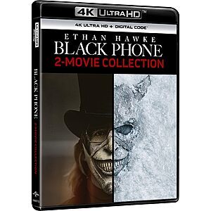 Black Phone 2-Movie Collection - 4K Ultra HD + Digital $25.49 Amazon.com