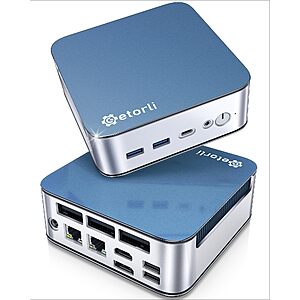 Getorli GT103 Mini PC: Ryzen 7 6800H, 32GB LPDDR5, 1TB SSD, Win 11 Pro $450.49
